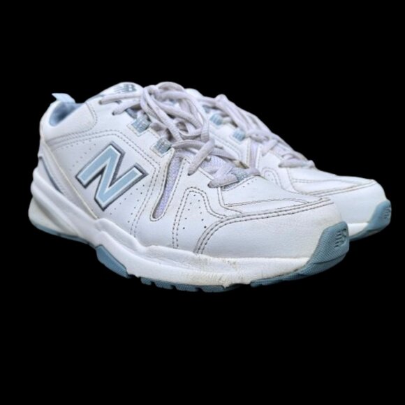 New Balance Shoes - New Balance 608 Athletic Trainers Womens Sz 8.5 Mens Sz 7 White Leather